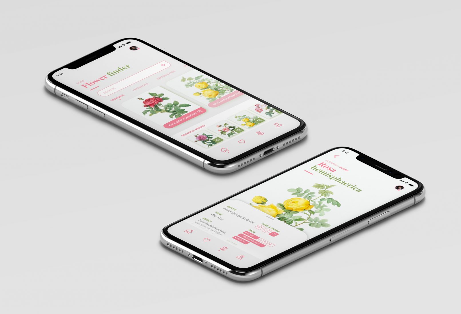 Flower Finder UI